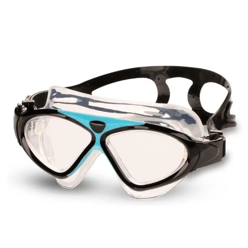 Очки для плавания INDIGO APRION детские черно-голубые от магазина Супер Спорт