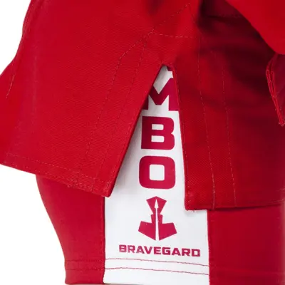 картинка Куртка для самбо ВФС BRAVEGARD Ascend Junior красный 